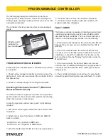 Preview for 15 page of Stanley GT18B01 User Manual