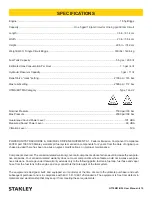 Preview for 19 page of Stanley GT18B01 User Manual