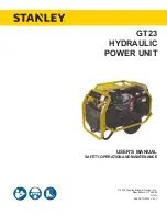 Предварительный просмотр 1 страницы Stanley GT23 User Manual