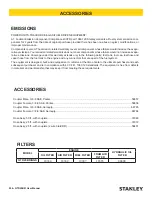 Preview for 20 page of Stanley GTR20B01 User Manual