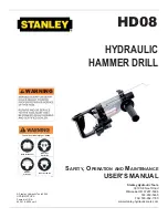 Предварительный просмотр 1 страницы Stanley HD08 User Manual