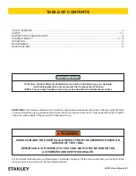 Предварительный просмотр 3 страницы Stanley HGE12 User Manual