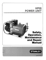 Предварительный просмотр 1 страницы Stanley HP05 Safety, Operation, Maintenance & Repair Manual