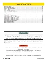 Предварительный просмотр 3 страницы Stanley HP12 Series User Manual