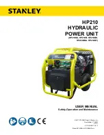 Preview for 1 page of Stanley HP210 Series User Manual