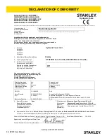 Preview for 2 page of Stanley HP210 Series User Manual