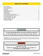 Preview for 3 page of Stanley HP210 Series User Manual