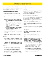 Preview for 12 page of Stanley HP210 Series User Manual