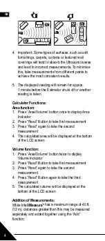 Preview for 4 page of Stanley IntelliMeasure 0-77-018 User Manual