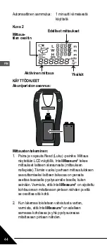 Preview for 44 page of Stanley IntelliMeasure 0-77-018 User Manual