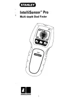 Предварительный просмотр 1 страницы Stanley IntelliSensor Pro User Manual