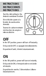 Preview for 2 page of Stanley LIGHTTIMER SELECT TWIN TM501 Instructions Manual