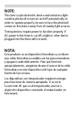 Preview for 4 page of Stanley LIGHTTIMER SELECT TWIN TM501 Instructions Manual