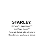 Preview for 1 page of Stanley M-Force Operation And Maintenance Manual