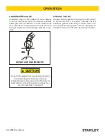 Preview for 14 page of Stanley MB05 User Manual