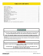 Preview for 3 page of Stanley MB556 User Manual