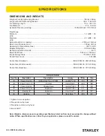 Preview for 26 page of Stanley MB556 User Manual