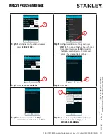 Предварительный просмотр 13 страницы Stanley MC521 Pro Installation And Operation Manual