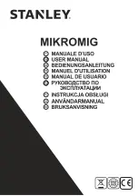 Stanley MIKROMIG User Manual preview