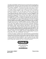 Предварительный просмотр 64 страницы Stanley N128677 Instruction Manual