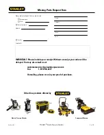 Предварительный просмотр 5 страницы Stanley P2350S Owner'S Manual