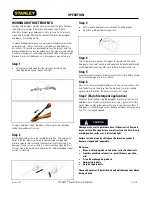 Предварительный просмотр 13 страницы Stanley P2350S Owner'S Manual