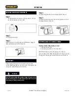 Preview for 14 page of Stanley P2350S Owner'S Manual