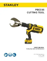 Preview for 1 page of Stanley PBCC65 User Manual