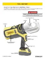 Предварительный просмотр 6 страницы Stanley PBD1201 User Manual