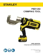 Preview for 1 page of Stanley PBD1202 User Manual