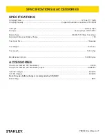 Preview for 7 page of Stanley PBD1202 User Manual