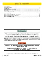 Preview for 3 page of Stanley PBD600 User Manual