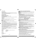 Предварительный просмотр 4 страницы Stanley PCA120 Instruction Manual