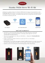 Stanley Pellet Stove Wi-Fi Kit Manual предпросмотр