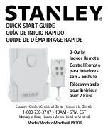 Stanley PK303 Quick Start Manual предпросмотр