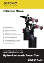 Предварительный просмотр 1 страницы Stanley POP Avdel ProSet XT3 Instruction Manual