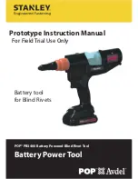 Предварительный просмотр 1 страницы Stanley POP PB3400 Instruction Manual