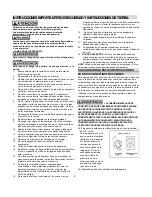 Preview for 4 page of Stanley PORTABLE WET/DRY VACUUM Owner'S Manual