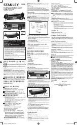 Preview for 1 page of Stanley PSL1000S Instruction Manual