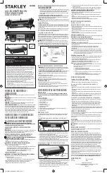 Preview for 2 page of Stanley PSL1000S Instruction Manual