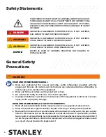 Preview for 6 page of Stanley RD60 Operator'S Manual