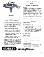 Предварительный просмотр 1 страницы Stanley SC50T Safety Instructions