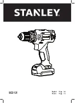 Stanley SCD121 Manual preview