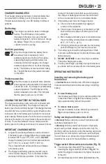 Preview for 23 page of Stanley SCD20 Instruction Manual