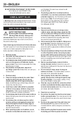 Preview for 20 page of Stanley SCH201C2K Instruction Manual