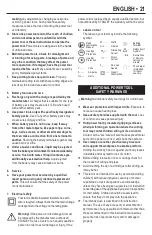 Preview for 21 page of Stanley SCH201C2K Instruction Manual