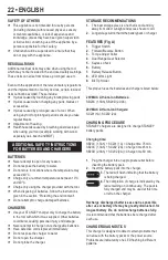 Preview for 22 page of Stanley SCH201C2K Instruction Manual