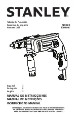 Stanley SDH600 Instruction Manual preview