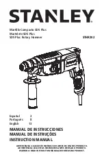 Stanley SDS plus STHR202 Instruction Manual preview
