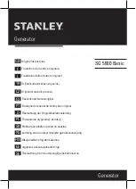 Stanley SG 5600 Basic Original Instructions Manual предпросмотр